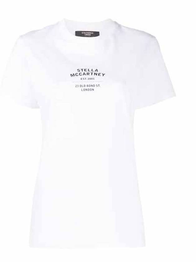 Mini logo crew neck short sleeve t shirt white women 601850 SMP88 9000 - STELLA MCCARTNEY - BALAAN 1