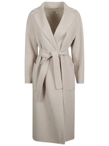 Nina Virgin Wool Coat Cream 19011061600 014 - MAX MARA - BALAAN 1