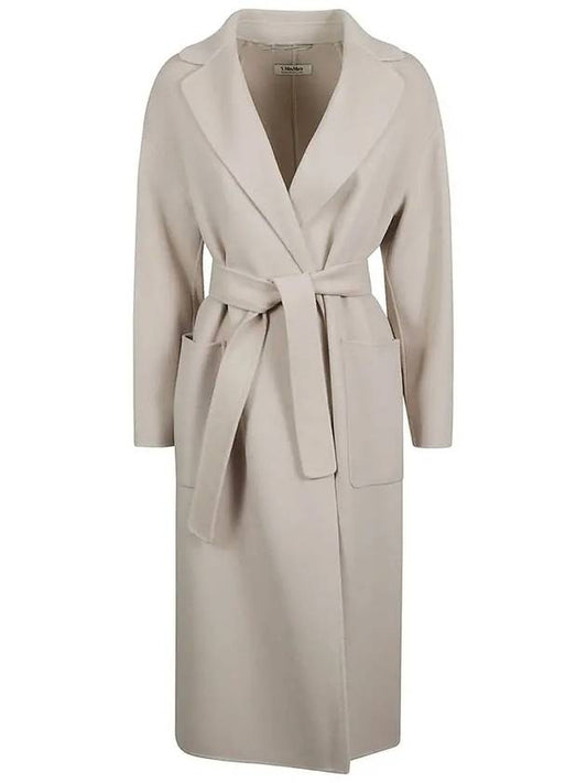 Nina Virgin Wool Coat Cream 19011061600 014 - MAX MARA - BALAAN 1