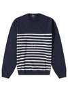 Matthew Cashmere Sweatshirt Navy - A.P.C. - BALAAN 2