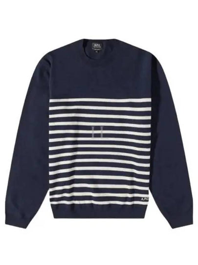 Matthew Cashmere Sweatshirt Navy - A.P.C. - BALAAN 2