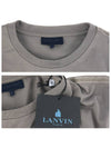 M20TS7B011 11 Gray round carved stone printing Tshirt - LANVIN - BALAAN 4