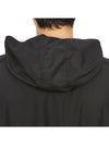 Men's Back Logo Hooded Windbreaker Black - GOLDEN GOOSE - BALAAN 8