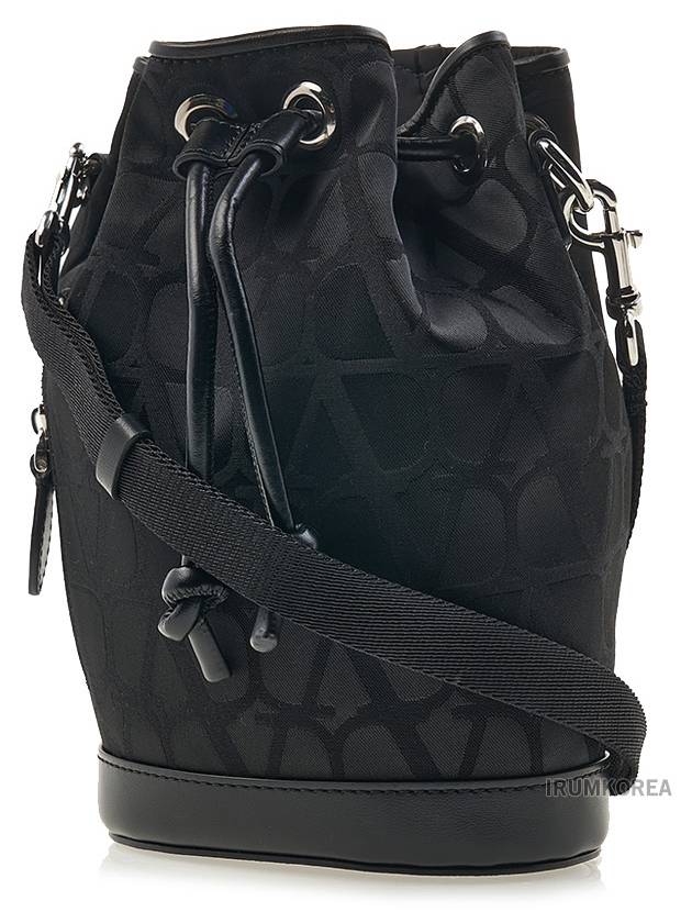 Nylon Bucket Bag Black - VALENTINO - BALAAN 3