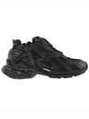 Fake Leather Mesh Runner Sneakers Black - BALENCIAGA - BALAAN 3