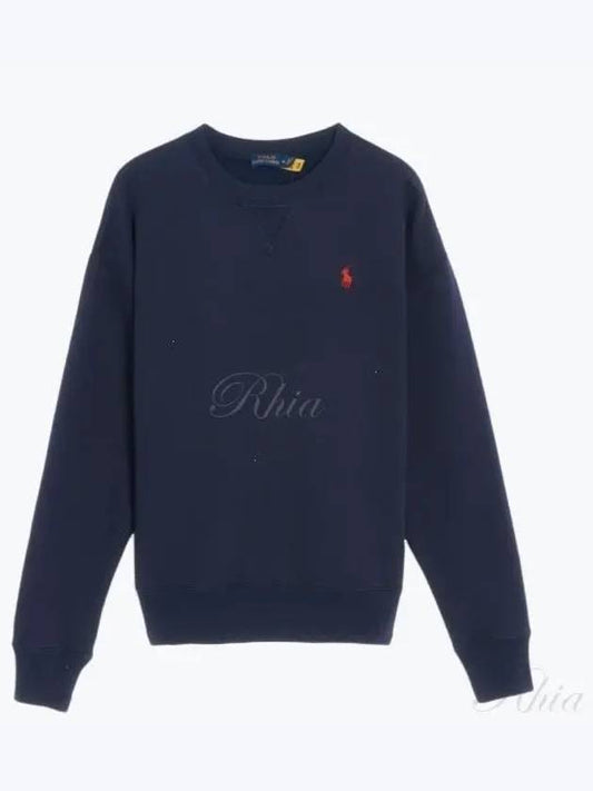 Embroidered Logo Pony Sweatshirt Navy - POLO RALPH LAUREN - BALAAN 2