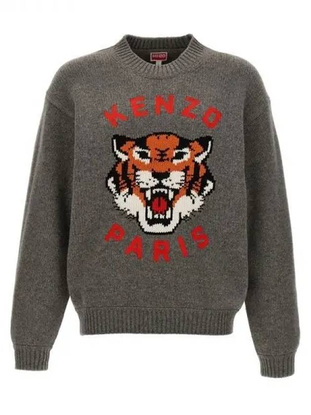 LUCKY TIGER embroidered wool knit 270819 - KENZO - BALAAN 1