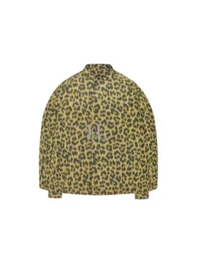 Leopard Print Short Cape Jacket Yellow - DIOR - BALAAN 2