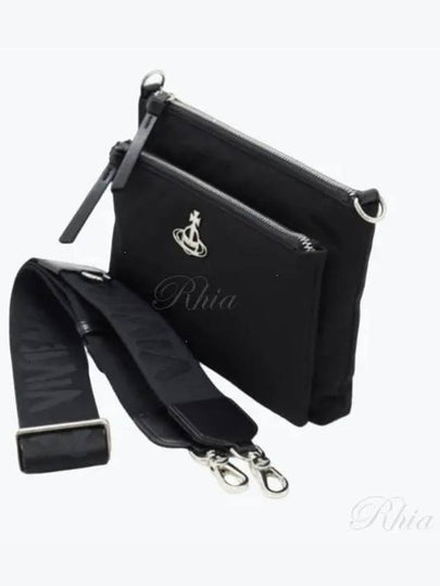 Penny ORB Logo Removable Strap Cross Bag Black - VIVIENNE WESTWOOD - BALAAN 2