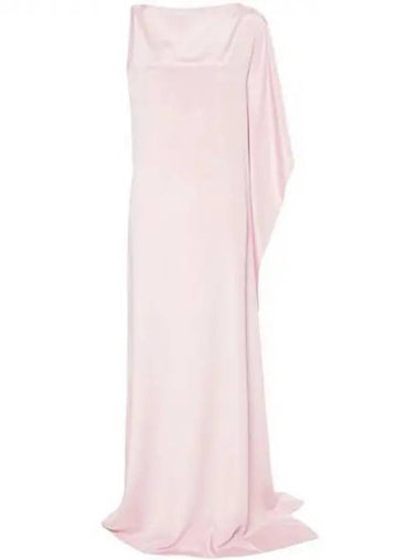 Max Mara Satin Silk Long Dress - MAX MARA - BALAAN 1