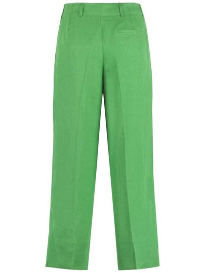 'S Max Mara Rebecca Linen Wide Leg Trousers - S MAX MARA - BALAAN 2