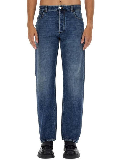 Straight Fit Denim Jeans Blue - BOTTEGA VENETA - BALAAN 2