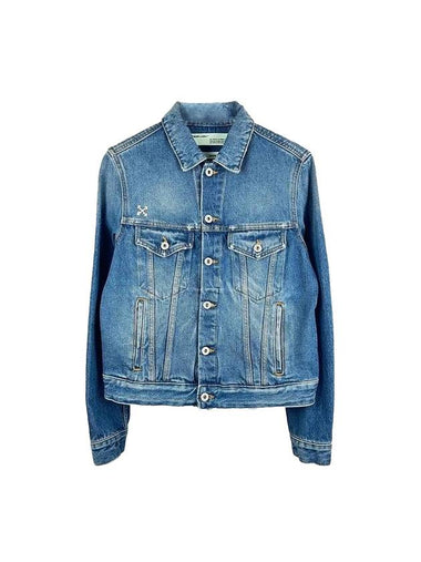 Regular denim jacket medium blue - OFF WHITE - BALAAN 1