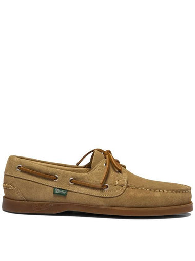 Bath Suede Boat Shoes Beige - PARABOOT - BALAAN 1