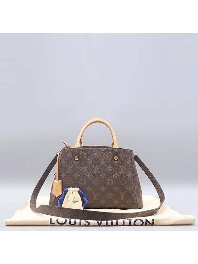 M41055 Monogram Canvas Montaigne BB Tote Bag Shoulder Strap 2WAY - LOUIS VUITTON - BALAAN 1