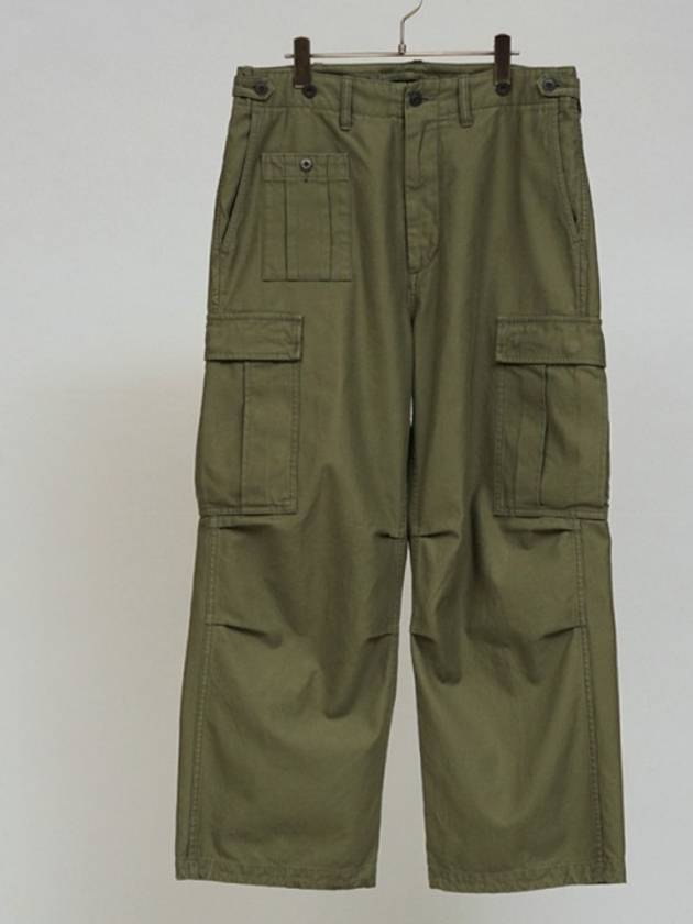 Army Cargo Straight Pants Green - NIGEL CABOURN - BALAAN 2