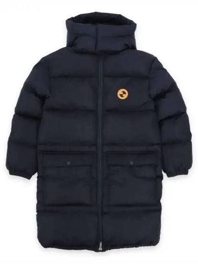 Kids Down Long Padding Jacket Navy - GUCCI - BALAAN 2