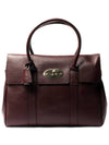 Small Bayswater Classic Grain Tote Bag Brown - MULBERRY - BALAAN 2