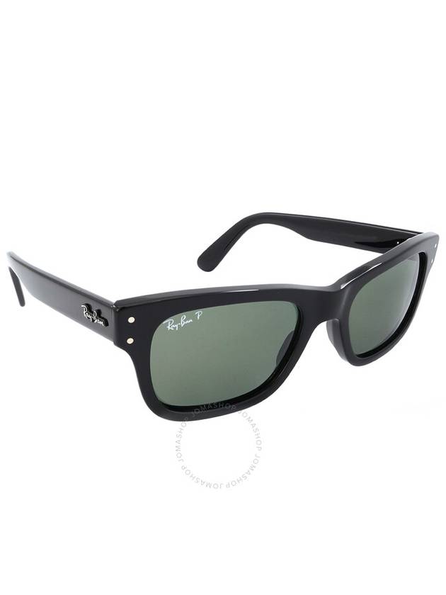 Ray Ban Burbank Polarized Green Rectangular Men's Sunglasses RB2283 901/58 52 - RAY-BAN - BALAAN 2