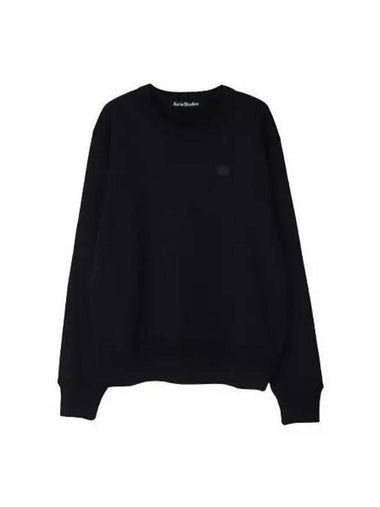 Sweatshirt Face Patch Black Gray - ACNE STUDIOS - BALAAN 1