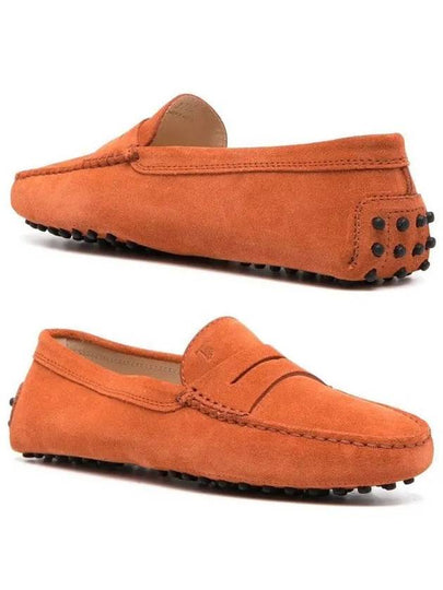 Gommino Suede Driving Shoes Orange - TOD'S - BALAAN 2