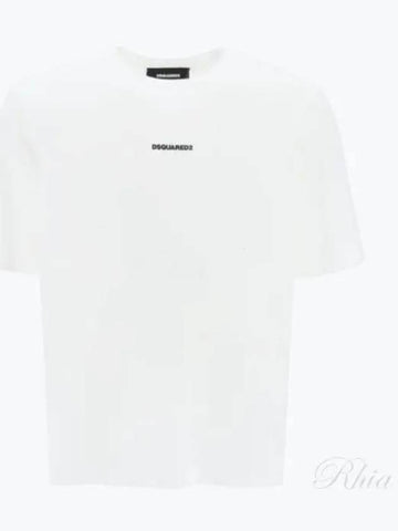 24 Logo Cotton T Shirt S71GD1424 D20020 100 - DSQUARED2 - BALAAN 1