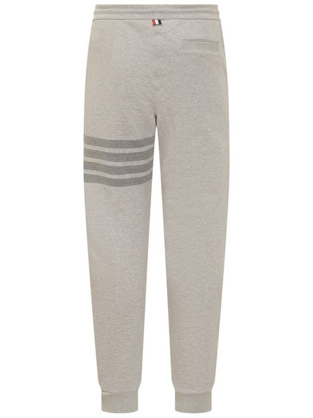 Men's Diagonal Training Cotton Track Pants Grey - THOM BROWNE - BALAAN 3