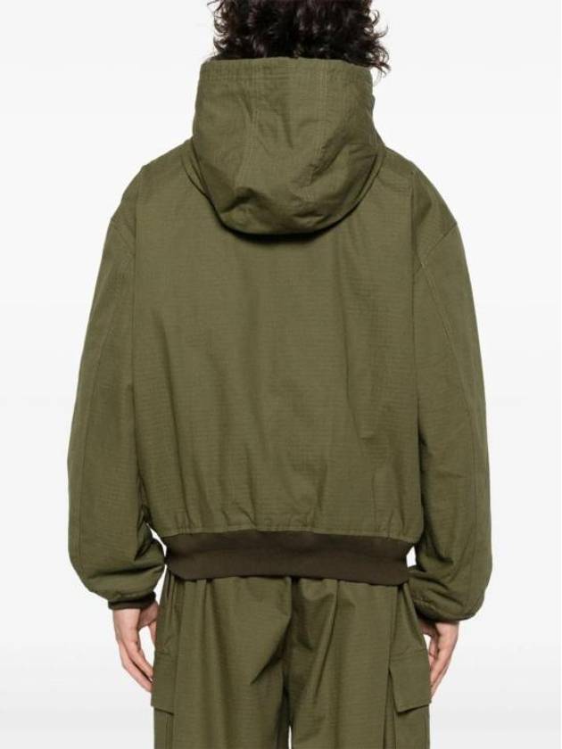 Ripstop Padded Jacket Olive - ACNE STUDIOS - BALAAN 3