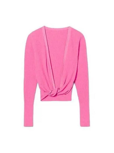 Jacquemus cardigan women s twist knit pink - JACQUEMUS - BALAAN 1