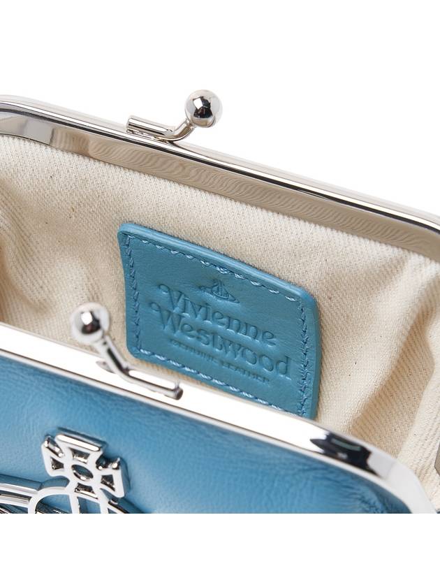 Nappa Thin Line Prime Perth Coin Wallet Blue - VIVIENNE WESTWOOD - BALAAN 10