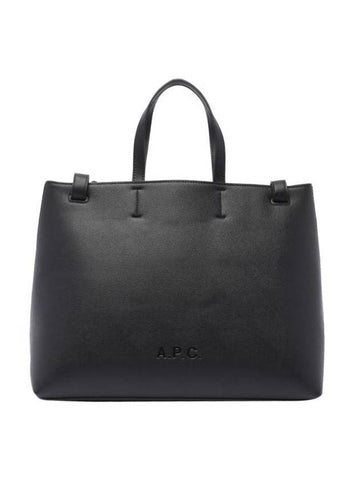 Cabas Market Small Tote Bag Black - A.P.C. - BALAAN 1