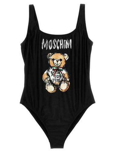 Bikini Swimsuit A420305761555 Black - MOSCHINO - BALAAN 1