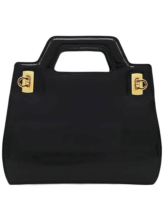 Wanda Mini Bag Black - SALVATORE FERRAGAMO - BALAAN 2