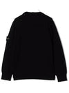 Kids Wappen Crew Neck Knit Black 7516509A4 V0029 - STONE ISLAND - BALAAN 3