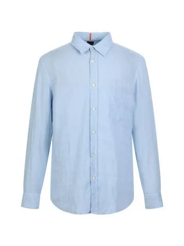 Linen shirt regular fit 50489344 460 - BOSS - BALAAN 1