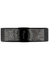 Women's Vara Crystal Hair Clip Black - SALVATORE FERRAGAMO - BALAAN 2