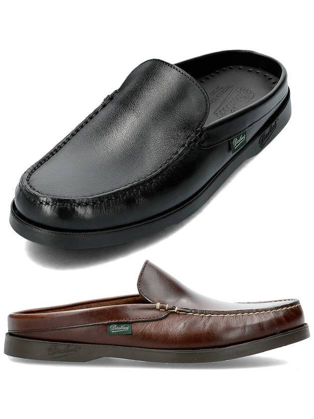 2 types of Bahama Marine men's mule loafers - PARABOOT - BALAAN 1