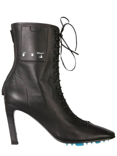 logo ankle middle boots black - OFF WHITE - BALAAN 2