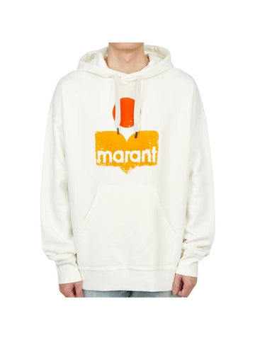 Miley Big Logo Hoodie White - ISABEL MARANT - BALAAN 1