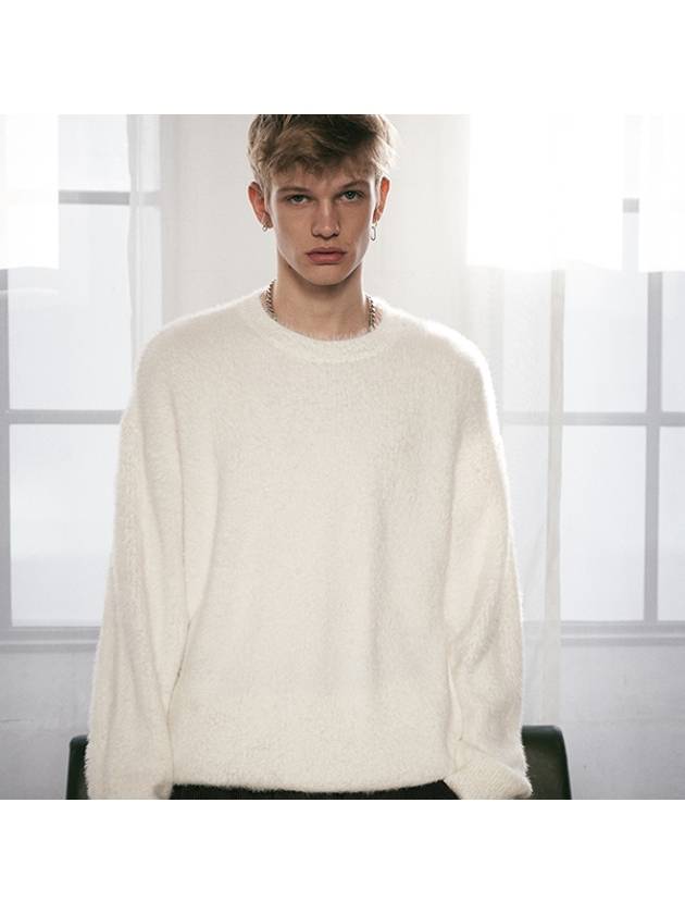 Angora round over knit white - TENER - BALAAN 1