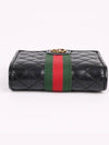 GG Marmont Quilted Black Half Wallet 536453 - GUCCI - BALAAN 6