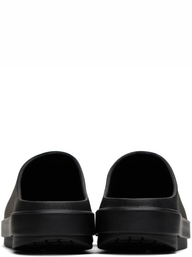 OOFOS Text Print Slippers Black - TAKAHIROMIYASHITA THE SOLOIST - BALAAN 6