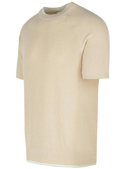 Eleventy Beige Cotton T-Shirt - ELEVENTY MILANO - BALAAN 2