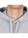 Small Heart Logo Hoodie Heather Ash Grey - AMI - BALAAN 7