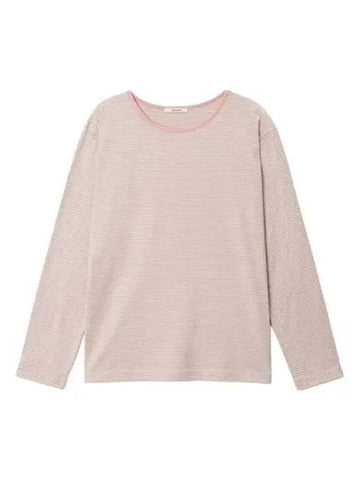 Coloring striped long sleeve t shirt pink - BENSIMON - BALAAN 1