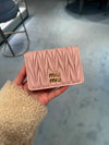 Materasse Flap Card Wallet Pink - MIU MIU - BALAAN 2