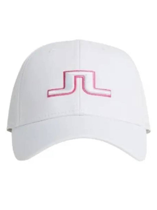 Anga Embroidered Logo Ball Cap White - J.LINDEBERG - BALAAN 2