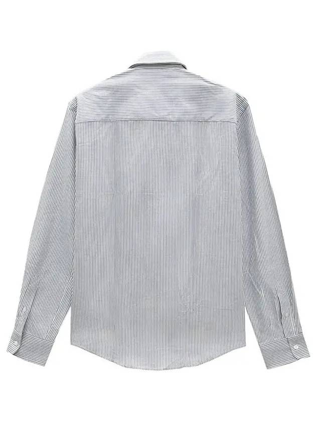 De Coeur Striped Long Sleeve Shirt Light Blue - AMI - BALAAN 6