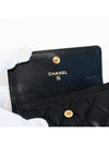 Boy  Flap Card Holder Grained Calfskin Gold Black - CHANEL - BALAAN 9