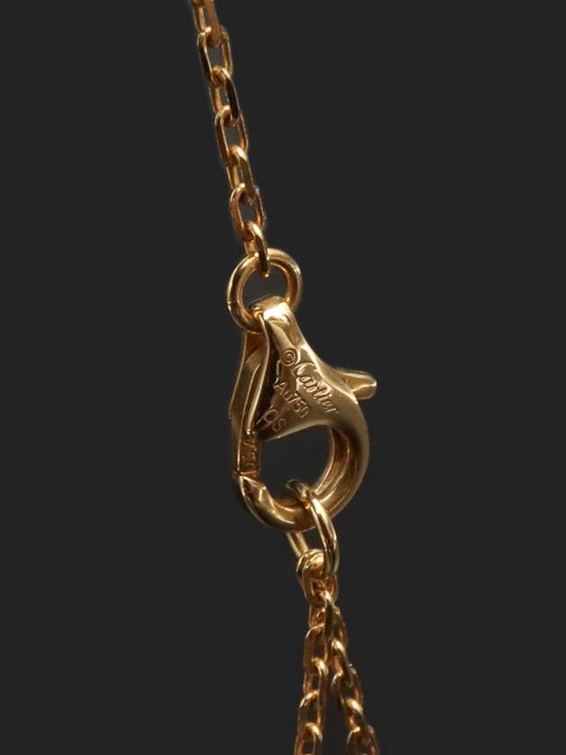 18K Yellow Gold 1P Diamond Damour XS Necklace - CARTIER - BALAAN 7